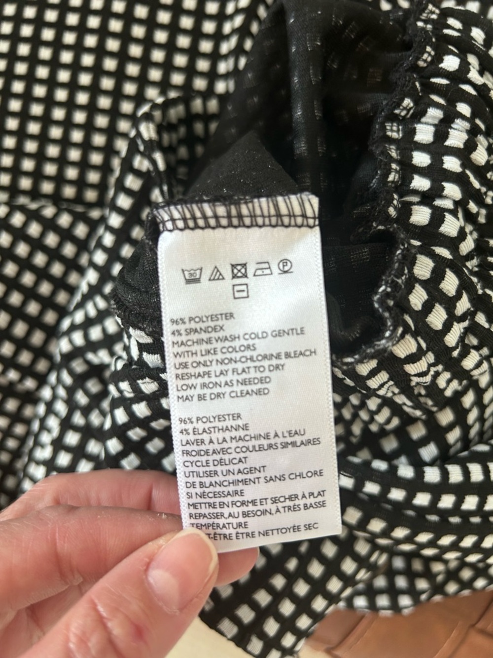 Anthropologie Maeve Orwell Wide-Leg Cropped Checkered Pants Women’s Size Small - Picture 8 of 9